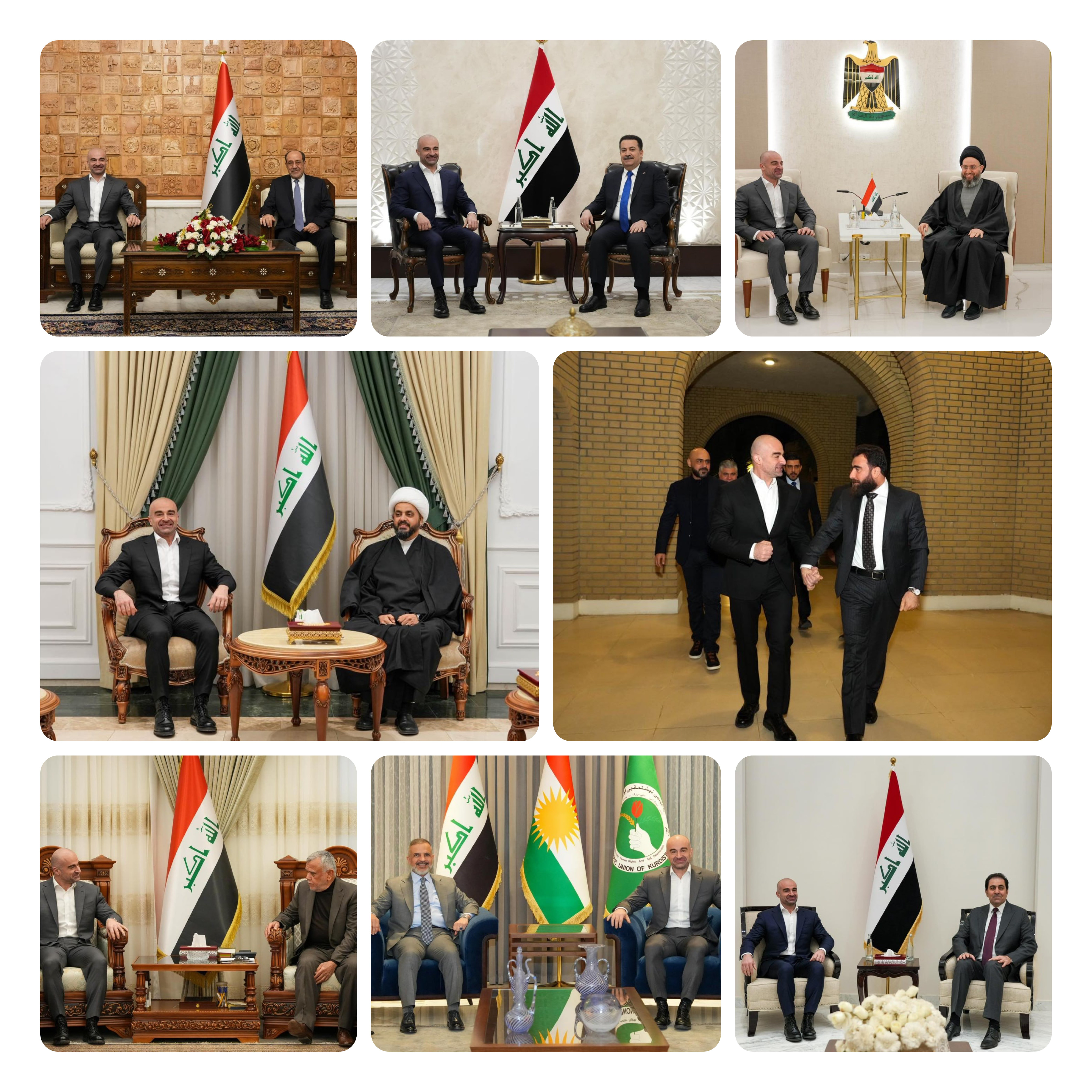 حصاد لقاءات بغداد: اهمية الحوار الوطني والتوافق على حكومة خدمية وطنية